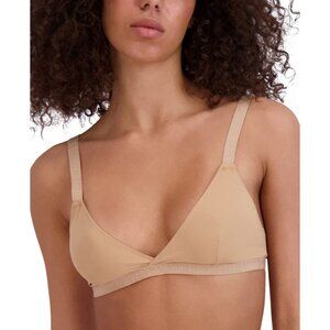 Steve Madden Women's‎ Triangle X-Back Lounge Bra SM12151, Praline, Size L, NWT